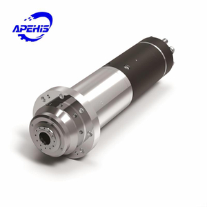 Mandrino ATC raffreddato ad acqua a naso corto da 6 kW | Cilindro pneumatico integrato | Mandrino ATC CNC ISO25 / HSK-E32